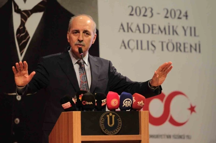 TBMM Başkanı Kurtulmuş: “Teröre karşı olduklarını söyleyenler, konu bizim coğrafyamız olunca teröre destek vermekten utanmıyor”
