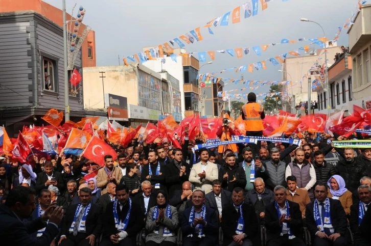 TBMM Başkanvekili Bekir Bozdağ’ın yaptığı açılış mitinge dönüştü
