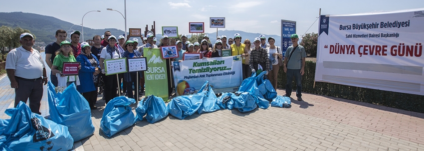 Bursa’da temiz sahil seferberliği