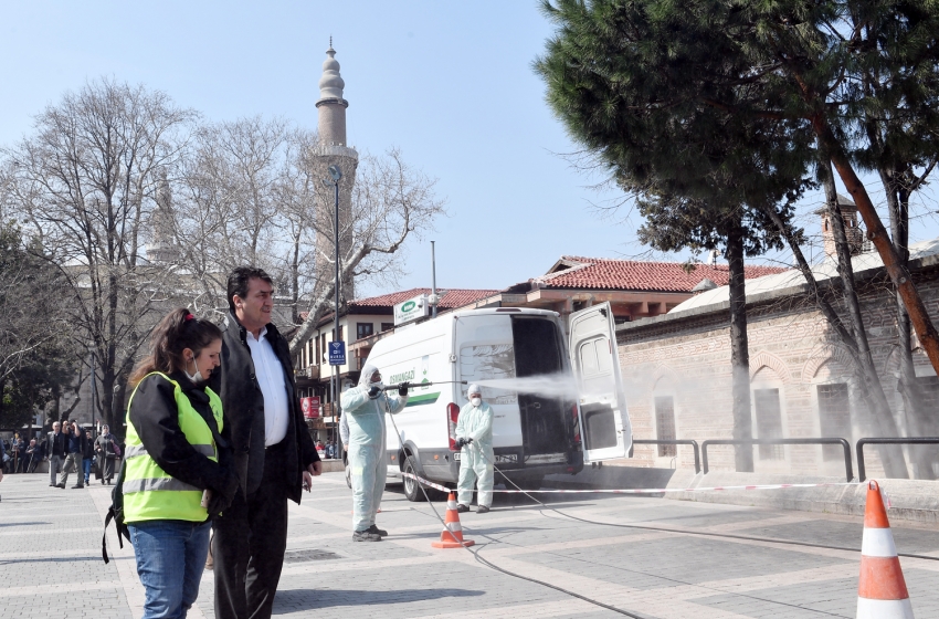 Osmangazi Belediyesi'nden korona tedbirleri