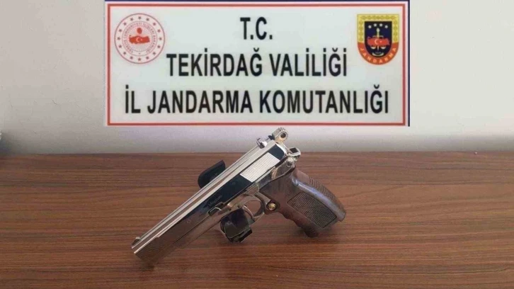 Tekirdağ’da silah operasyonu
