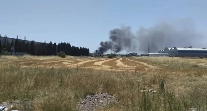 Tekirdağ’daki fabrika yangını söndürüldü

