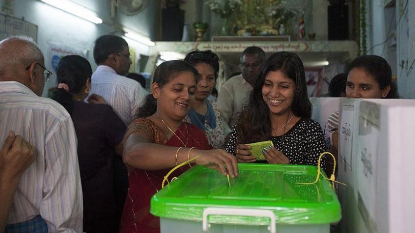 Myanmar'da oy verme işlemi sona erdi