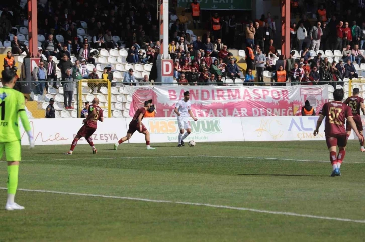 Bandırmaspor'dan 4 gollü galibiyet