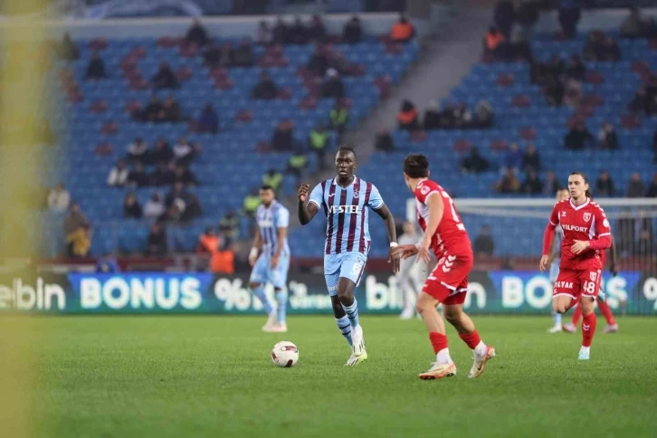 Trendyol Süper Lig: Trabzonspor: 2 - Samsunspor: 1 (Maç sonucu)
