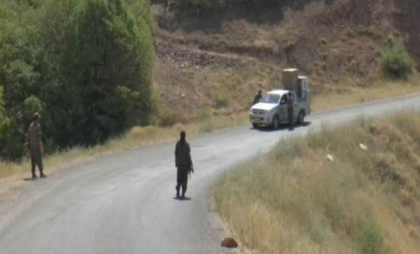 Bu fotoğraf bugün çekildi! PKK kimlik kontrolü yaptı