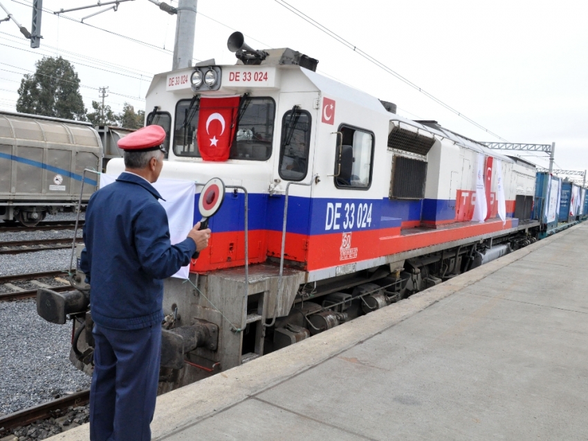 Türkiye’den ilk tren yola çıktı!