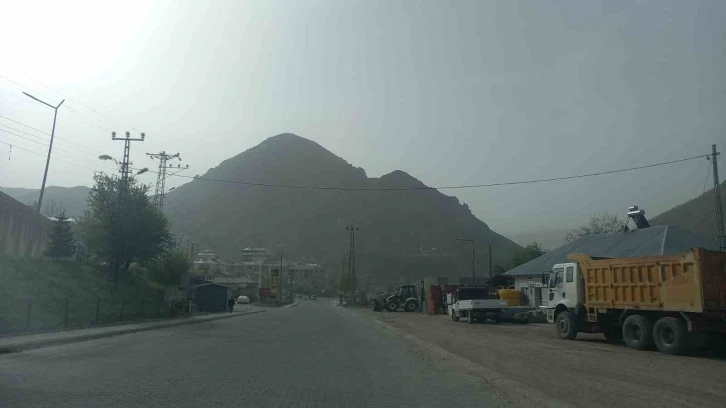 Tunceli’de toz taşınımı hayatı olumsuz etkiledi
