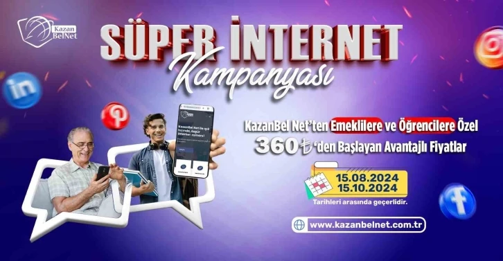 Ucuz ve güvenli internetin adresi ’Kazanbel Net’
