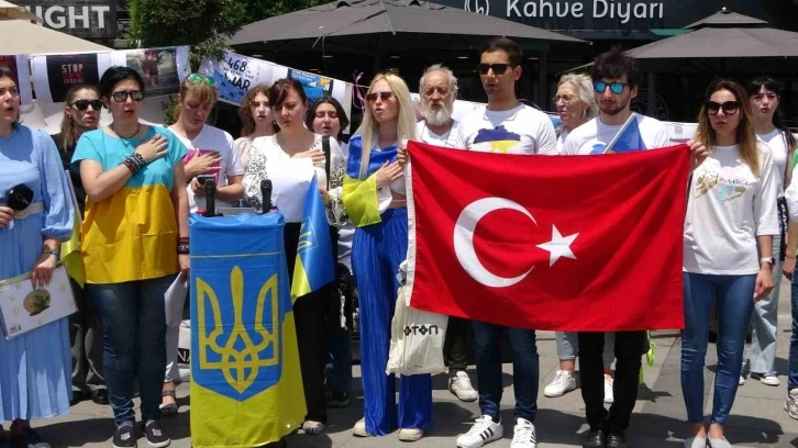 Ukraynalılar ülkelerindeki hidroelektrik santralinin vurulmasına sessiz kalmadı