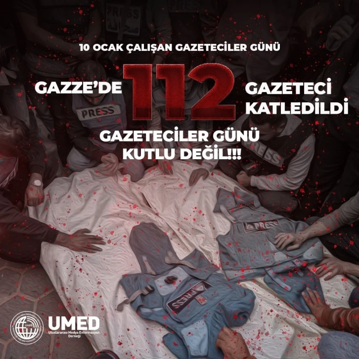 UMED, İsrail’in gazetecileri hedef almasını kınadı
