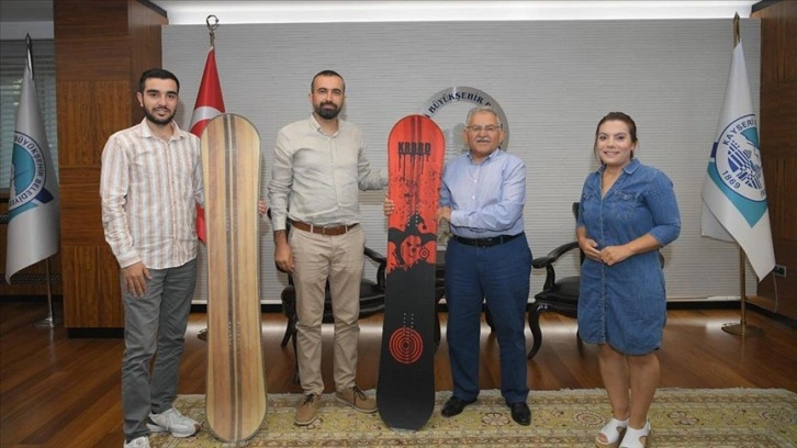 Üniversitenin ürettiği boardlar Erciyes'te adrenalin yaşatacak