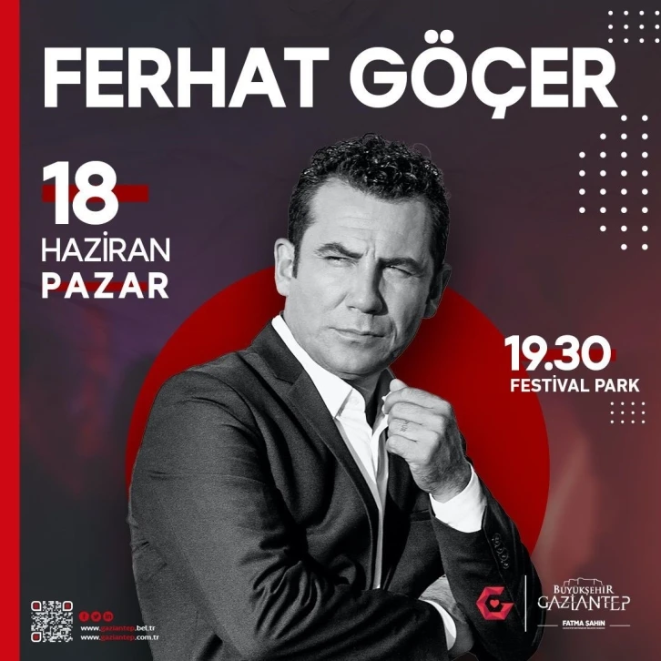 Ünlü şarkıcı Ferhat Göçer, Festival Park’ta sevenleriyle buluşuyor
