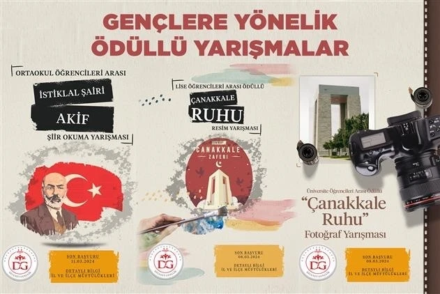 Uşak Müftülüğünden ödüllü yarışmalar
