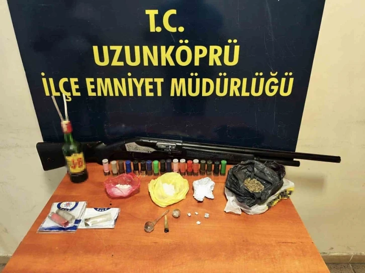 Uzunköprü’de uyuşturucu operasyonu
