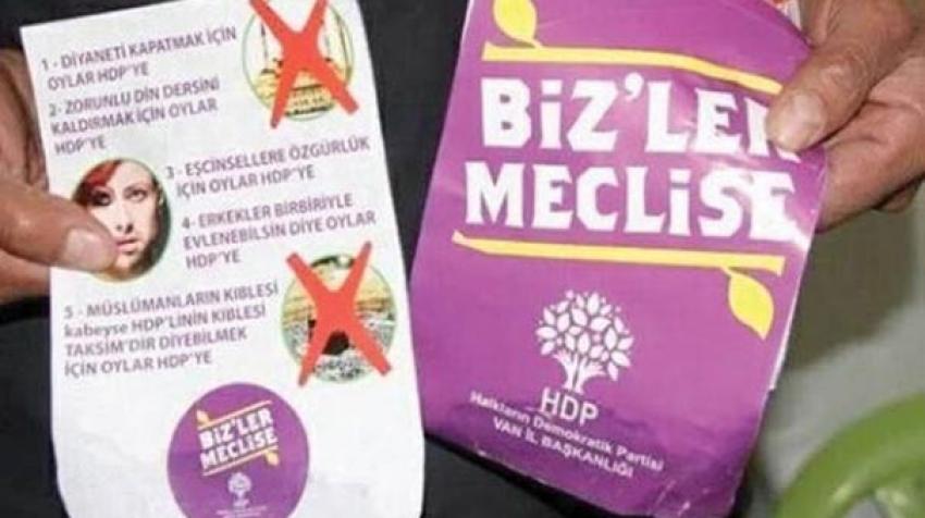 Van'da HDP adına sahte el ilanları dağıttılar