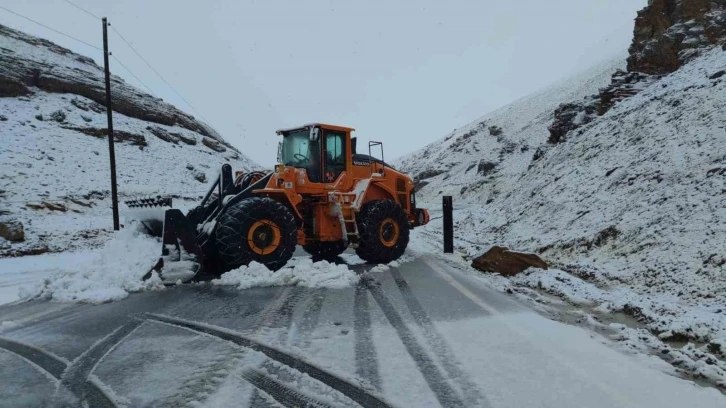 Van-Bahçesaray yolu ulaşıma kapatıldı
