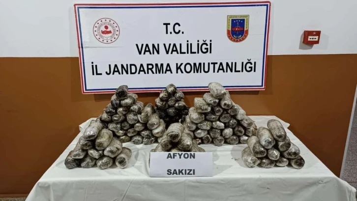 47 kilo Afyon Sakızı ele geçirildi