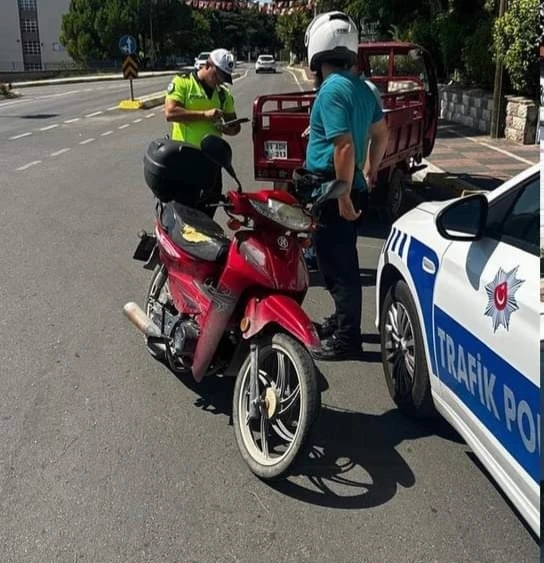 Vize’de eş zamanlı trafik denetimi