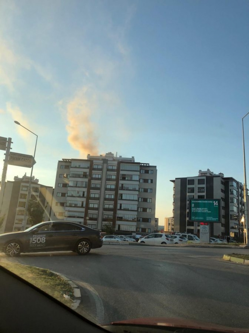 Bursa'da Bakgör City Balat'ta yangın çıktı!