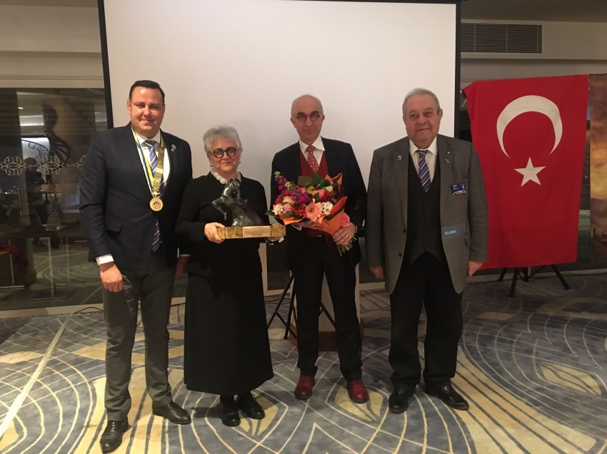 Gökdere Rotary Kulübü Meslek Hizmet Ödülü'nü verdi