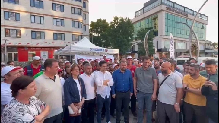 Yalova Belediyesi’nden çıkarılan 86 işçi, grev sonrası geri alındı