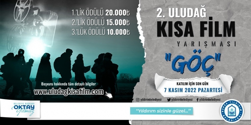 Uludağ Kısa Film Yarışması'na başvurular başlıyor