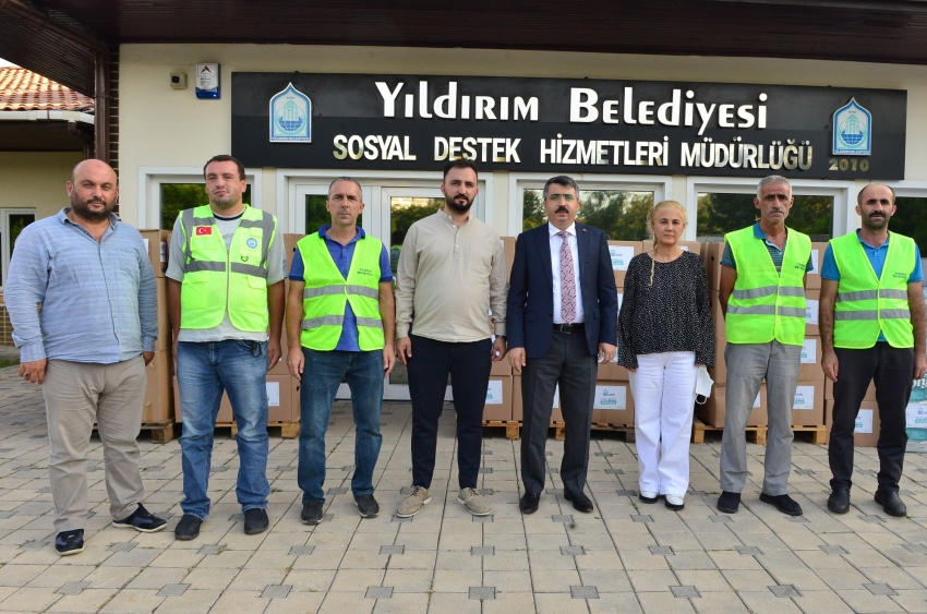 Yıldırım'dan Kastamonu'ya yardım eli