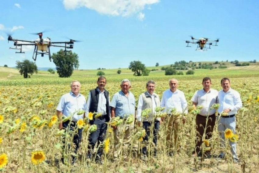 Yenişehir'de tırtılla mücadelede kazanan çiftçi oldu