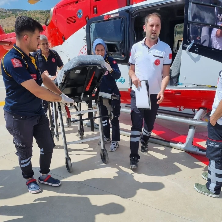 Yılanın soktuğu çocuk, Elazığ’da tedavi altına alındı
