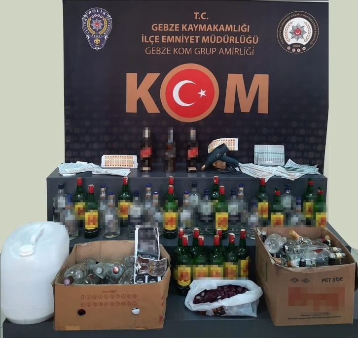 Yılbaşı öncesi "ZİNCİR-2" operasyonunda litrelerce alkol ele geçirildi
