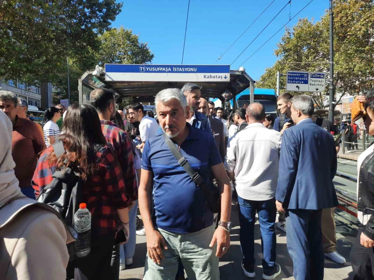 Yol çalışması nedeniyle Bağcılar - Kabataş Tramvay hattında yoğunluk yaşandı
