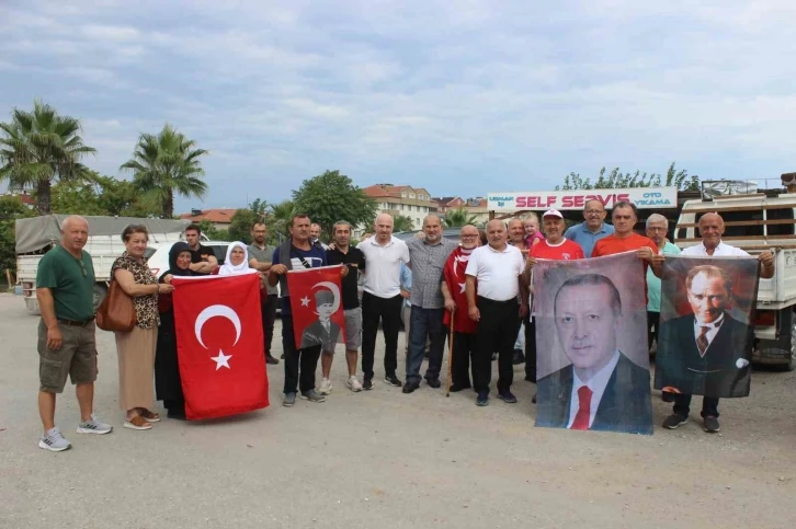 ’Yol’ için Sinop Valiliği’ne yürüyorlar