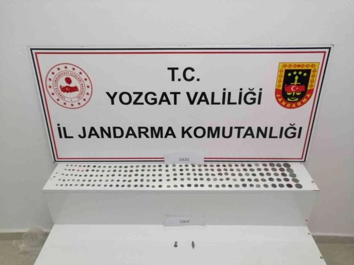 Yozgat’ta 192 sikke ele geçirildi
