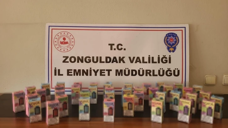 Zonguldak’ta elektronik sigara operasyonu
