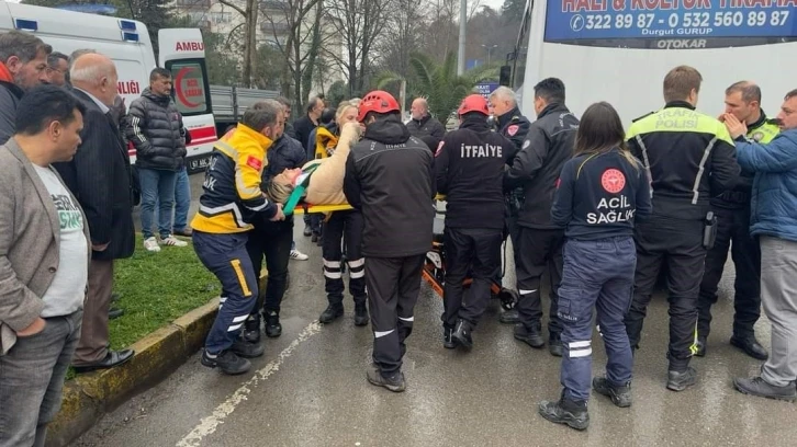 Trafik kazası; 1 yaralı