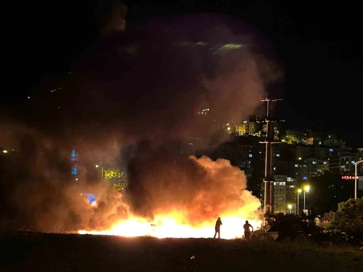 Zonguldak’ta yangın paniği
