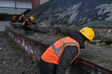 1. derece deprem bölgesinde bulunan ilçede tatbikat
