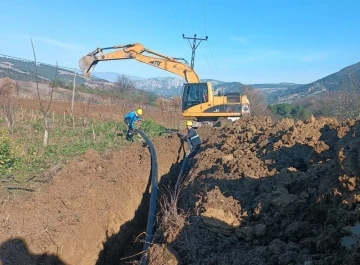 4 bin metrelik hat ile iki mahalleye kesintisiz içme suyu ulaşacak
