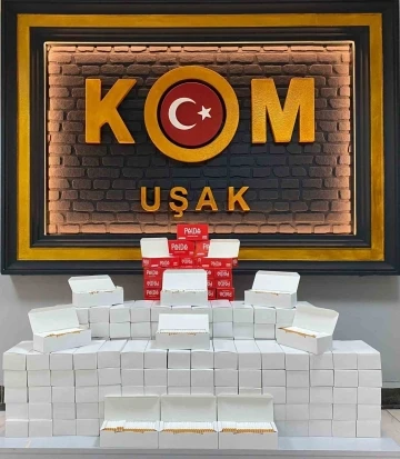 40 bin boş kaçak makaron ele geçirildi
