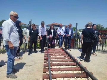 8 Temmuz tren kazasında hayatını kaybedenler Uzunköprü’de anıldı

