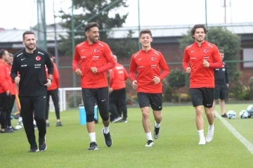 A Milli Futbol Takımı, Letonya maçı hazırlıklarını sürdürdü
