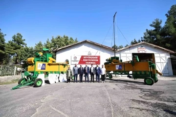 Acıpayamlı çiftçilere 2 adet tohum eleme makinesi hibe edildi
