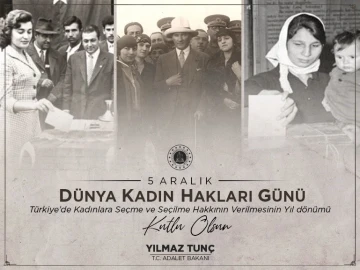 Adalet Bakanı Tunç’tan &quot;Kadın Hakları Günü&quot; paylaşımı
