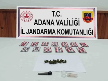 Adana’da 177 adet uyuşturucu hap ele geçirildi
