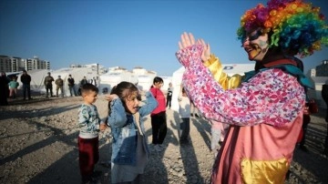 Adıyaman Kahta'da oluşturulan çadır kentte depremzedelerin ihtiyaçları karşılanıyor