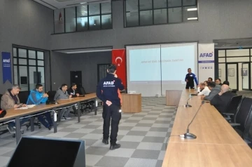 AFAD’tan TEİAŞ Arama Kurtarma Ekibine Hafif Arama Kurtarma eğitimi
