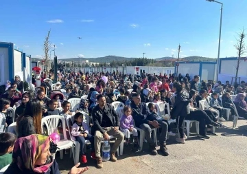 Afet bölgesinde Ramazan etkinliği
