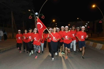 Ağrı’da “15 Temmuz Sancak Koşusu” düzenlendi
