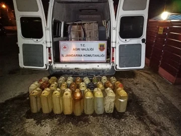 Ağrı’da 504 litre kaçak yakıt ele geçirildi
